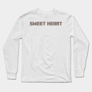 Minecraft Sweet Heart Long Sleeve T-Shirt